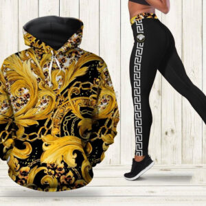 Versa.ce Pattern 3D Hoodie and Leggings Set Combo Outfit M2212005