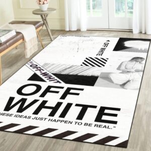 Off-White Fashion Logo Limited Luxury Brand Rug Carpet Home Decor  LVT00289