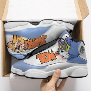 Tom and Jerry Custom AJ13 Sneakers AIR Jordan Shoes Hot gift for men women PEA20005