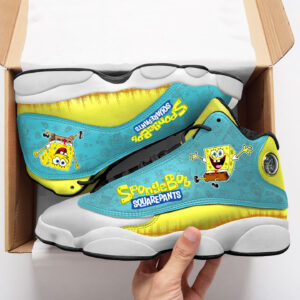 Spongebob custom aj13 air jordan shoes hot gift for men women PEA20009