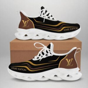 LV Yellow Logo White Premium Max Soul Shoes Luxury Brand Gifts For Men Women PEA2005