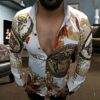 Limited Versa.ce Long Sleeve Button Shirt for Men Hot 2025 PEA31105