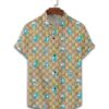 GC doraemon cream luxury brand fashion hawaii shirt for men HH02438