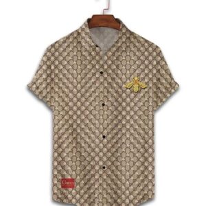 GC bee cream luxury brand fashion hawaii shirt for men PEA31260