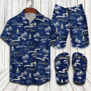 LV LV Hawaii Shirt Shorts Set Luxury Beach Clothing Clothes Outfit For Men PEA31511