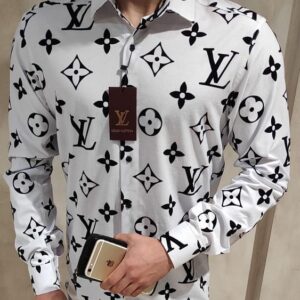 Limited LV Long Sleeve Button Shirt for Men Hot 2025 Max07217