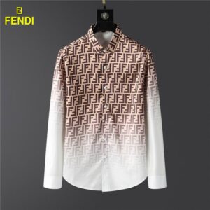 Limited Fendi Long Sleeve Button Shirt for Men Hot 2025 PEA31665