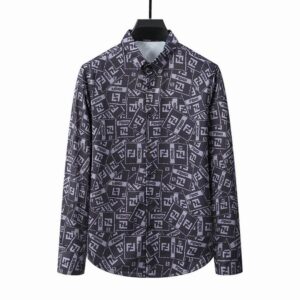 Limited Fendi Long Sleeve Button Shirt for Men Hot 2025 PEA31666