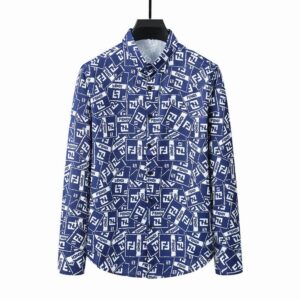 Limited Fendi Long Sleeve Button Shirt for Men Hot 2025 PEA31667