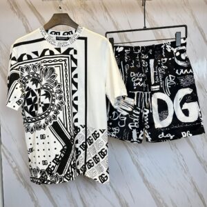 New Arrival D&G Brand Combo T-shirt + Short Gift Hot 2025 PEA31785