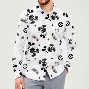 New Arrival LV Long Sleeve Button Shirt for Men Hot 2025 PEA31833