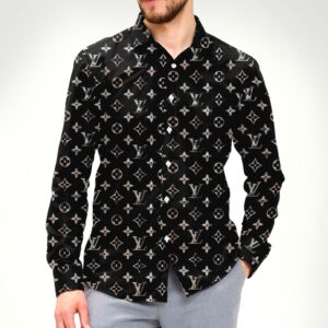 New Arrival LV Long Sleeve Button Shirt for Men Hot 2025 PEA31834