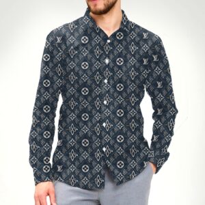 New Arrival LV Long Sleeve Button Shirt for Men Hot 2025 PEA31835