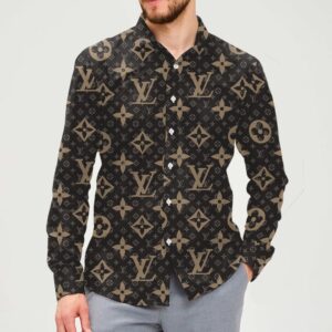 New Arrival LV Long Sleeve Button Shirt for Men Hot 2025 PEA31837