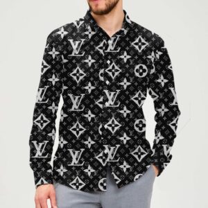 New Arrival LV Long Sleeve Button Shirt for Men Hot 2025 PEA31838