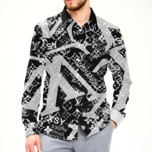 New Arrival LV Long Sleeve Button Shirt for Men Hot 2025 PEA31841