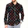 New Arrival LV Long Sleeve Button Shirt for Men Hot 2025 PEA31842