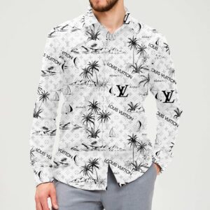 New Arrival LV Long Sleeve Button Shirt for Men Hot 2025 PEA31844