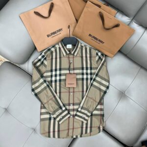 New Arrival Burberry Long Sleeve Button Shirt for Men Hot 2025 PEA31949