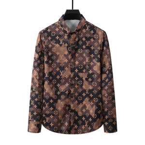 New Arrival LV Long Sleeve Button Shirt for Men Hot 2025 PEA31990