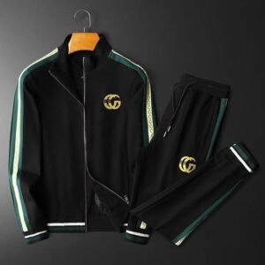 Limited Stand Collar Jacket + Sweatpants GC Luxury Brand Unisex Hot Gift PEA32010