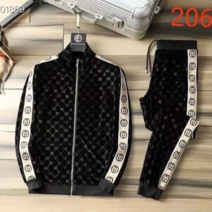 Limited Stand Collar Jacket + Sweatpants GC Luxury Brand Unisex Hot Gift PEA32017