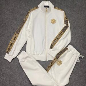 Limited Stand Collar Jacket + Sweatpants GC Luxury Brand Unisex Hot Gift PEA32020