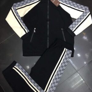 Limited Stand Collar Jacket + Sweatpants GC Luxury Brand Unisex Hot Gift PEA32021