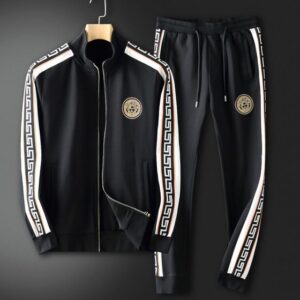 Limited Stand Collar Jacket + Sweatpants GC Luxury Brand Unisex Hot Gift PEA32024