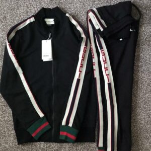 Limited Stand Collar Jacket + Sweatpants GC Luxury Brand Unisex Hot Gift PEA32030