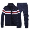 Limited Stand Collar Jacket + Sweatpants GC Luxury Brand Unisex Hot Gift PEA32032