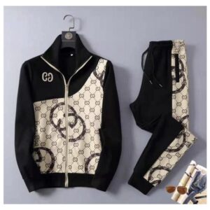 Limited Stand Collar Jacket + Sweatpants GC Luxury Brand Unisex Hot Gift PEA32033