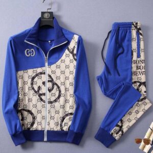 Limited Stand Collar Jacket + Sweatpants GC Luxury Brand Unisex Hot Gift PEA32034