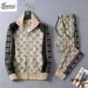Limited Stand Collar Jacket + Sweatpants GC Luxury Brand Unisex Hot Gift PEA32035