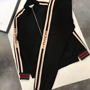 Limited Stand Collar Jacket + Sweatpants GC Luxury Brand Unisex Hot Gift PEA32044