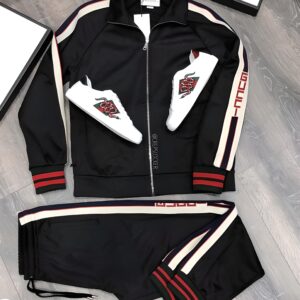 Limited Stand Collar Jacket + Sweatpants GC Luxury Brand Unisex Hot Gift PEA32045