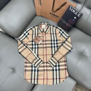 New Arrival Burberry Long Sleeve Button Shirt for Men Hot 2025 PEA32062