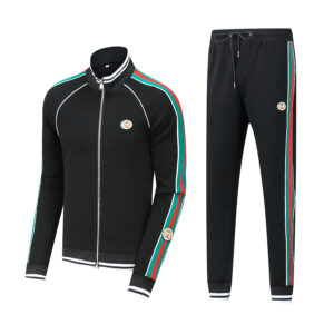 Limited Stand Collar Jacket + Sweatpants GC Luxury Brand Unisex Hot Gift PEA32091