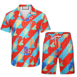 New Arrival GC Combo Hawaii Shirt, Shorts Hot 2024 PEA32101