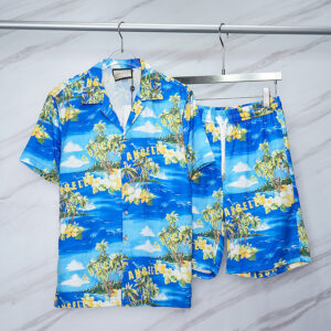 New Arrival GC Combo Hawaii Shirt, Shorts Hot 2024 PEA32107