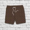 LV Brown New  Brand All Over Print Shorts Pants For Men Hot 2025 PEA400021