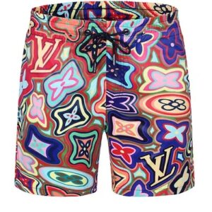 LV LV Colorful  All Over Print Shorts Pants For Men 2025 PEA400029