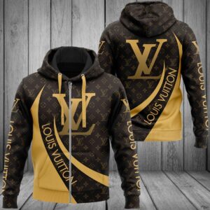 LV Unisex Zipper Luxury Brand Hoodie For Men Women PEA7084