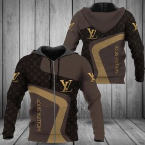 LV Unisex Zipper Luxury Brand Hoodie For Men Women PEA7112