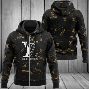 LV Unisex Zipper Luxury Brand Hoodie For Men Women PEA7122