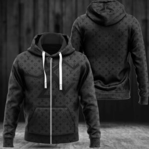 LV Unisex Zipper Luxury Brand Hoodie For Men Women PEA7123