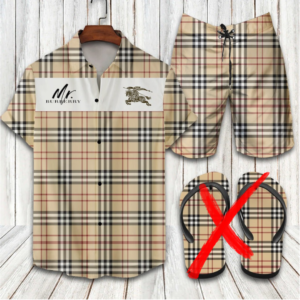 Burberry Combo Hawaii Shirt, Shorts Hot 2024 – PEA8003
