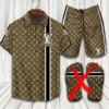 LV Combo Hawaii Shirt, Shorts Hot 2024 – PEA8006
