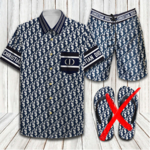 Dior Combo Hawaii Shirt, Shorts Hot 2024 – PEA8013