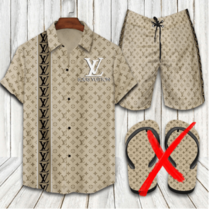 LV Combo Hawaii Shirt, Shorts Hot 2024 PEA8015